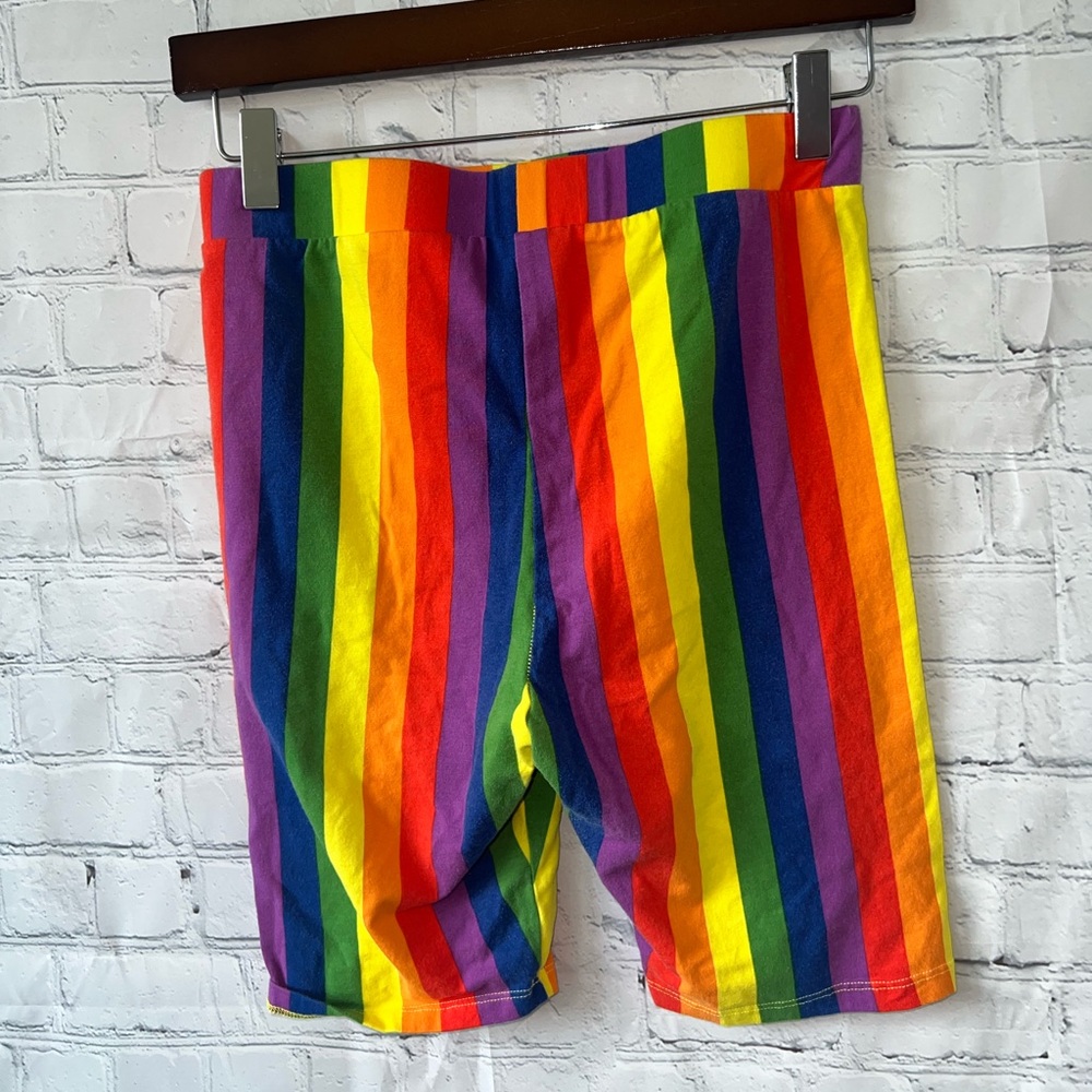 divided by h&m rainbow stretchy shorts size S - Picture 4 of 5